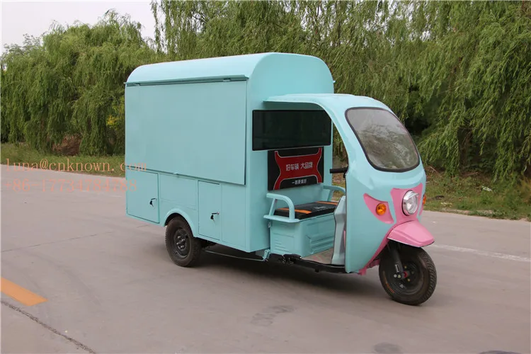 3 м многофункциональная электрическая передвижная Кофейня Еда тележка трицикл