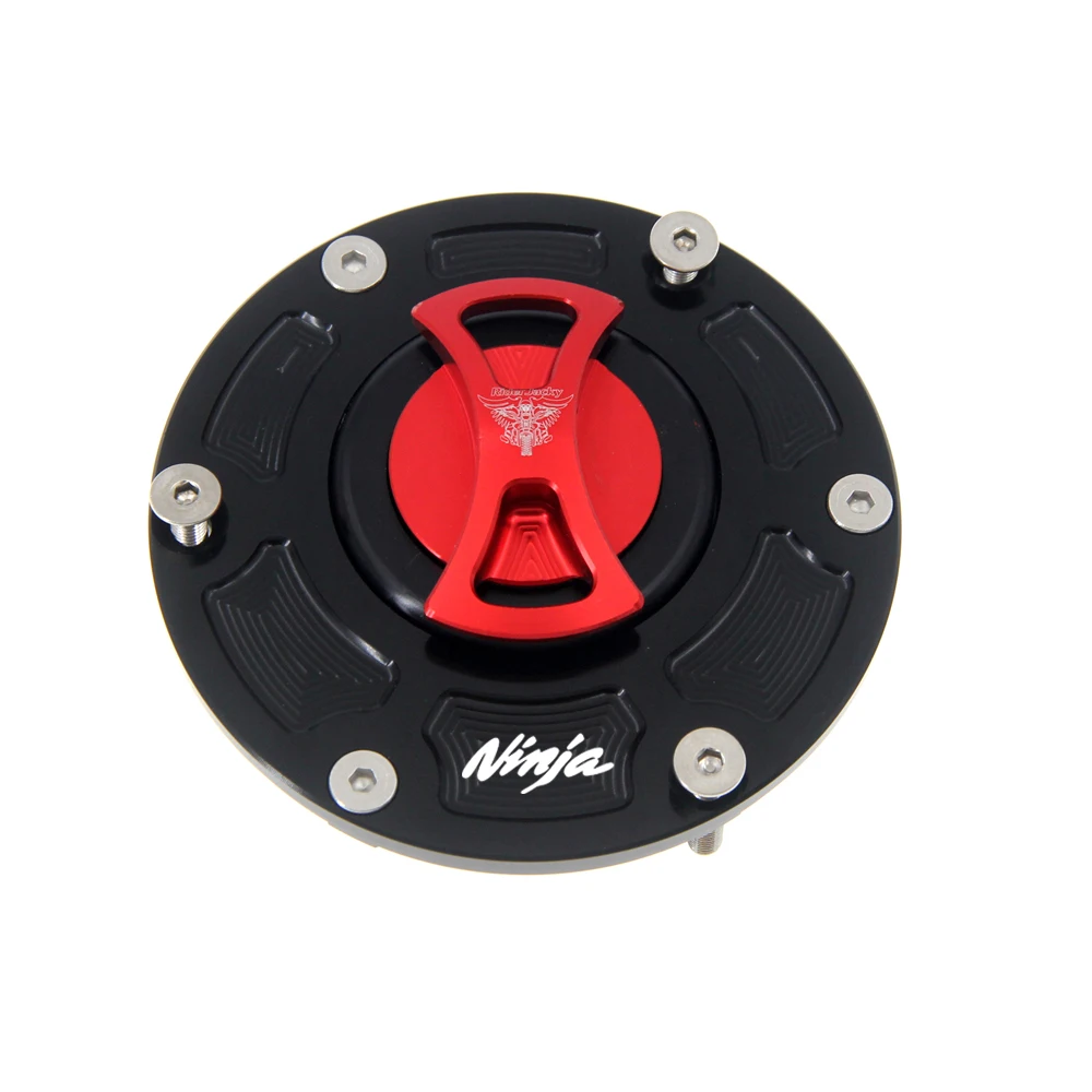 

Motorcycle CNC Aluminum Fuel Gas Tank Cap Keyless Cover For KAWASAKI EX250 Ninja 250 2008-2014,EX300 Ninja 300 2013-2017