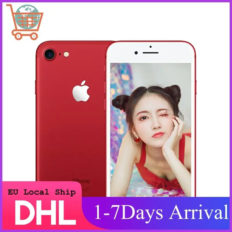 

EU Local Fast Shipment Apple iPhone 7 4G LTE Smartphone 32/128GB/256GB IOS Mobile Phone Quad-Core Fingerprint 12MP Camera