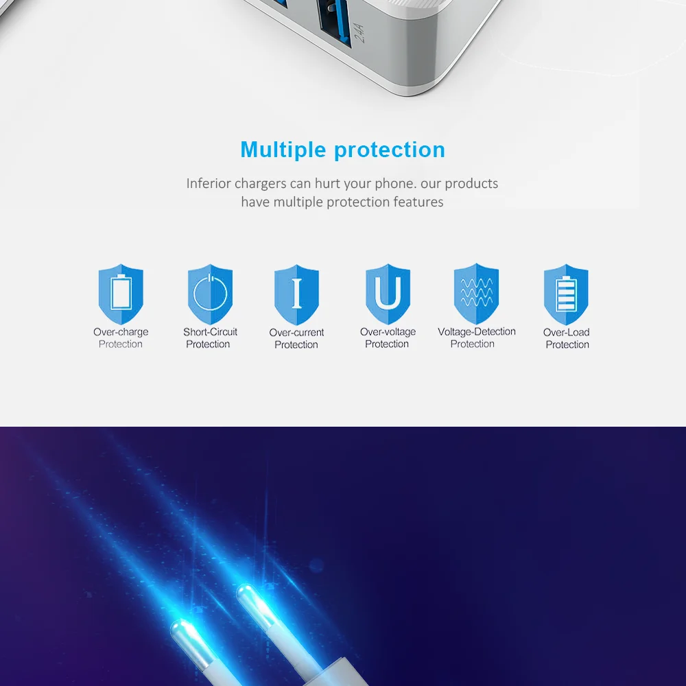 CBAOOO EU 5V 2.4A USB зарядное устройство для iPhone X 8 7 iPad быстрое настенное зарядное устройство ЕС адаптер для samsung S9 Xiaomi Mi 8 зарядное устройство для мобильного телефона
