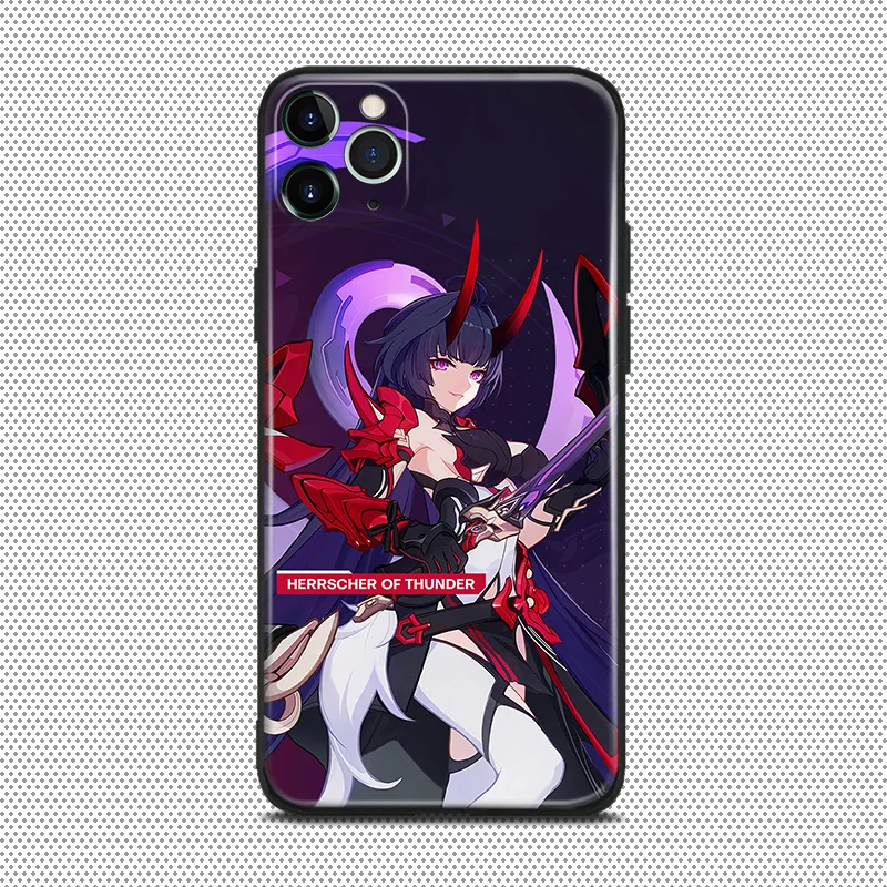 Herrscher of Thunder Honkai Impact 3 для iPhone se 6 6s 7 8 plus x xr xs 11 12 13 mini pro max силиконовый чехол телефона
