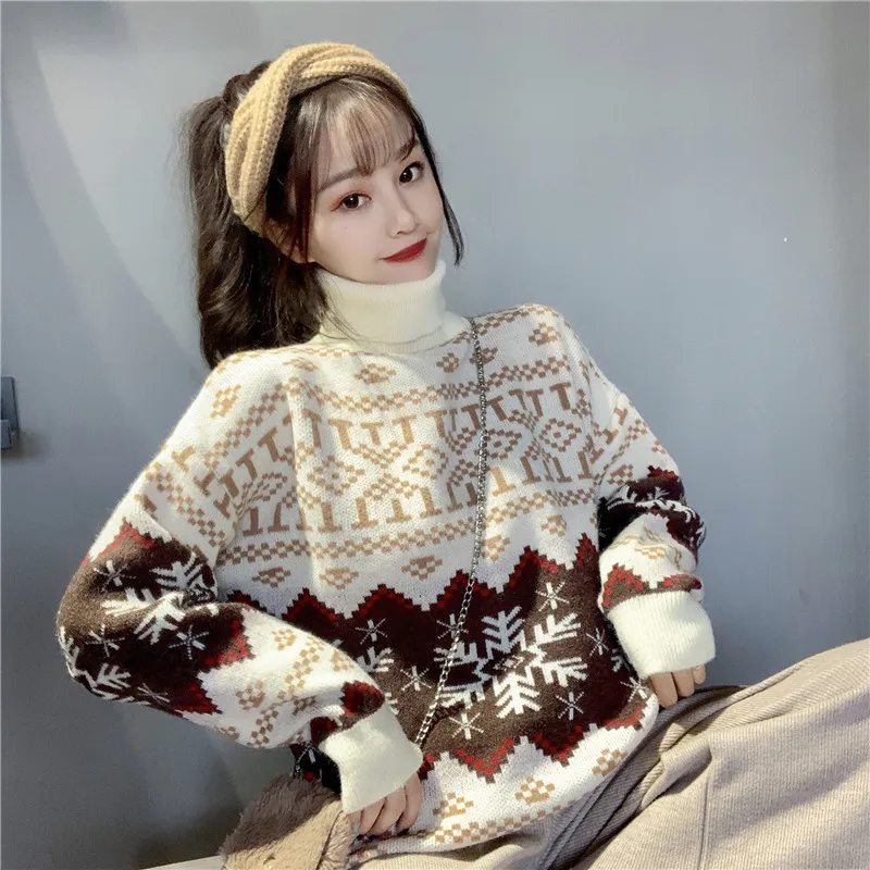 

Свитер-водолазка, куртка, женская Свободная верхняя одежда, осень-зима 2021, новая рубашка средней длины с капюшоном и длинными рукавами, свит...