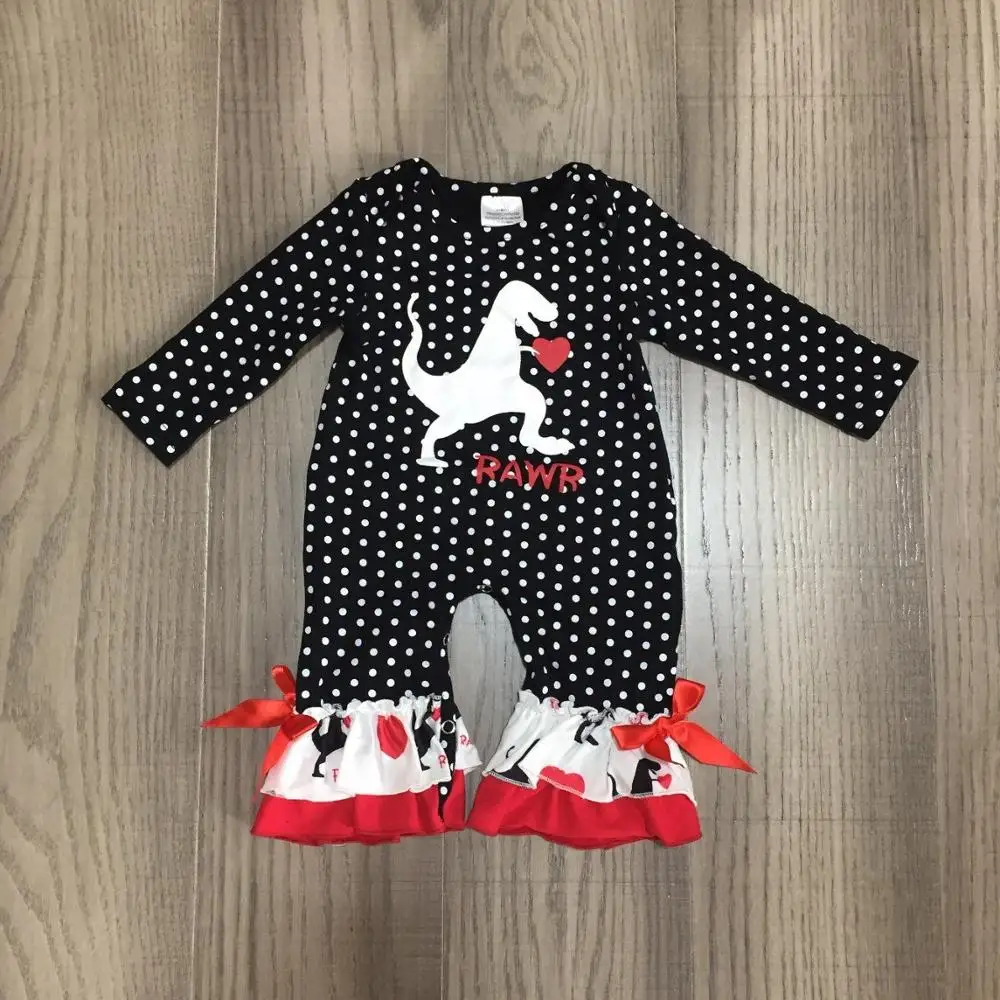 Одежда для маленьких девочек детский комбинезон на День святого Валентина