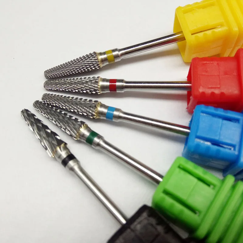 В наличии! 2018 карбидные фрезы для ногтей электрическая пилка дрель грубой карбид