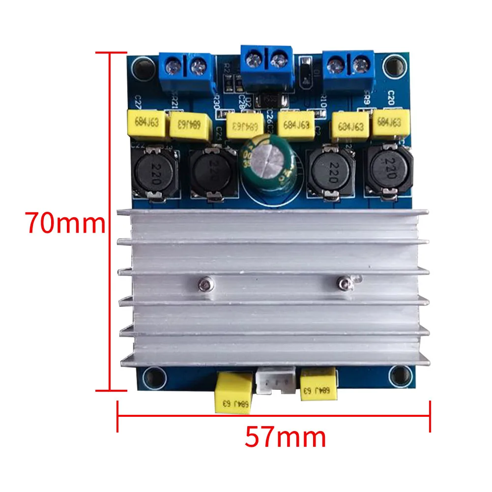 TDA7492 Мини цифровой радиатор высокой мощности D класса домашнего аудио 2X50 Вт