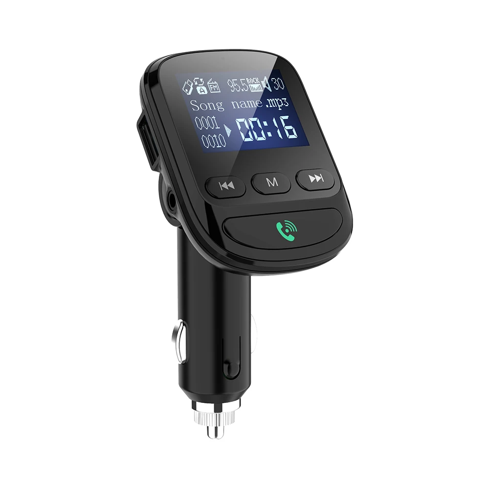 Автомобильное зарядное устройство KORSEED FM передатчик Bluetooth ЖК дисплей MP3 плеер