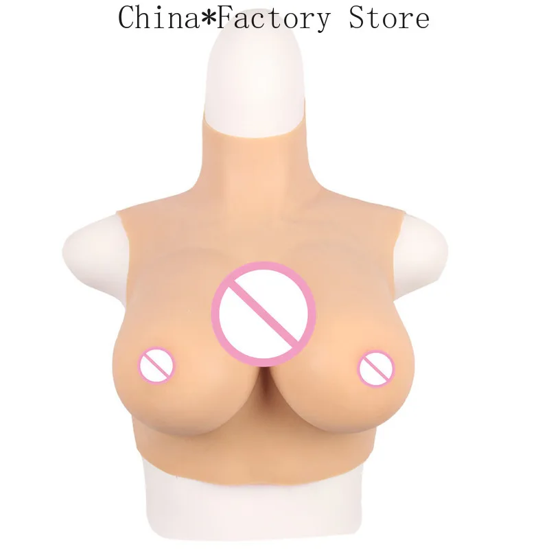 CDF Cup Artificial Huge Fake Boobs Silicone Breast Forms For Ladyboy Drag queen Transgender Shemale Crossdresser Transvestism
