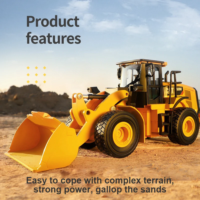 Гусеница 1/24 HUINA Радиоуправляемый грузовик экскаватор трактор самосвал бульдозер