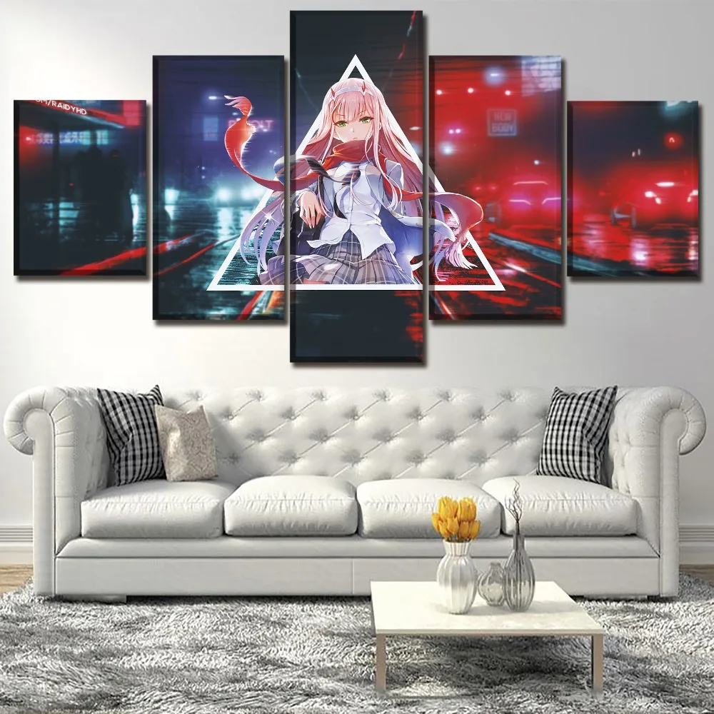 

Anime Girl Modern Picture 5 Pieces Canvas Paintings Wall Art Home Canvas Wall Art Home Decor Living Room Modern Decor Artwork