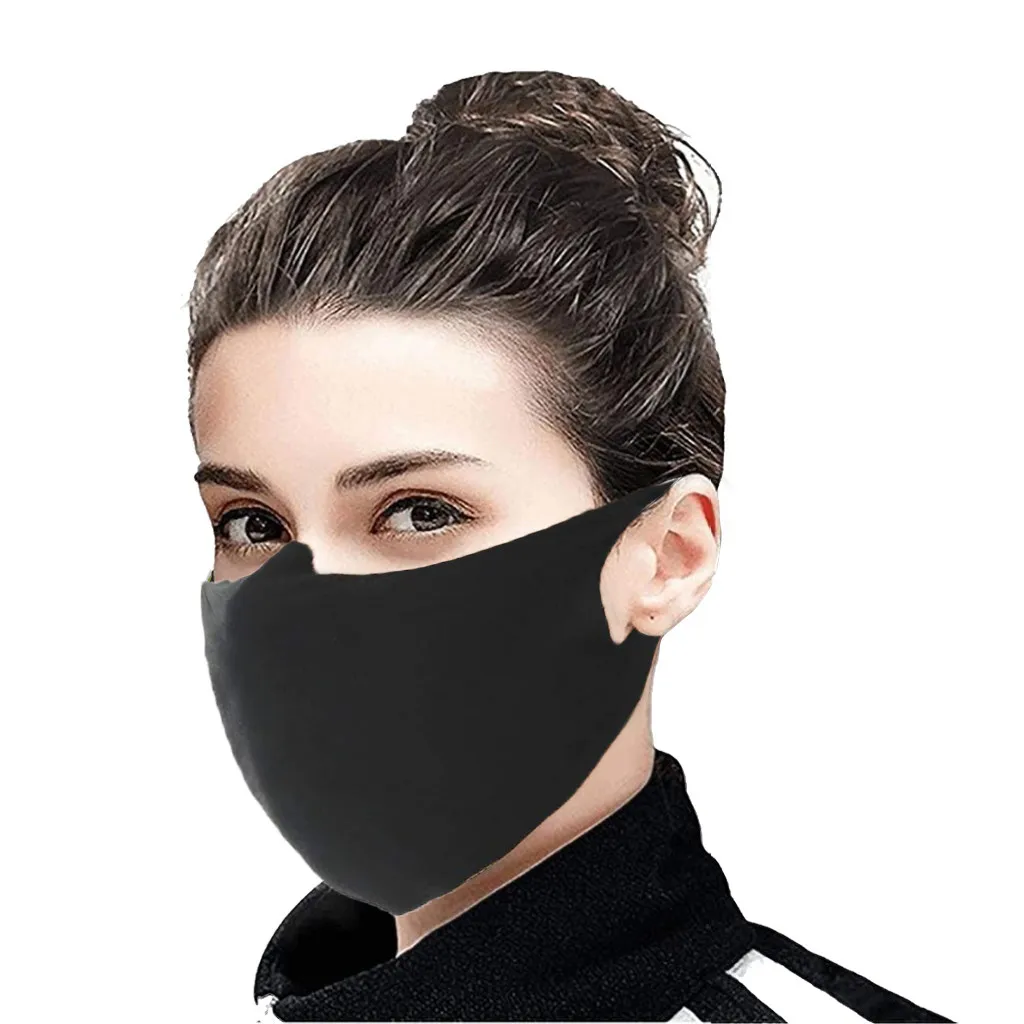 1 упаковка унисекс черные дышащие маски для лица модные женские и мужские рта