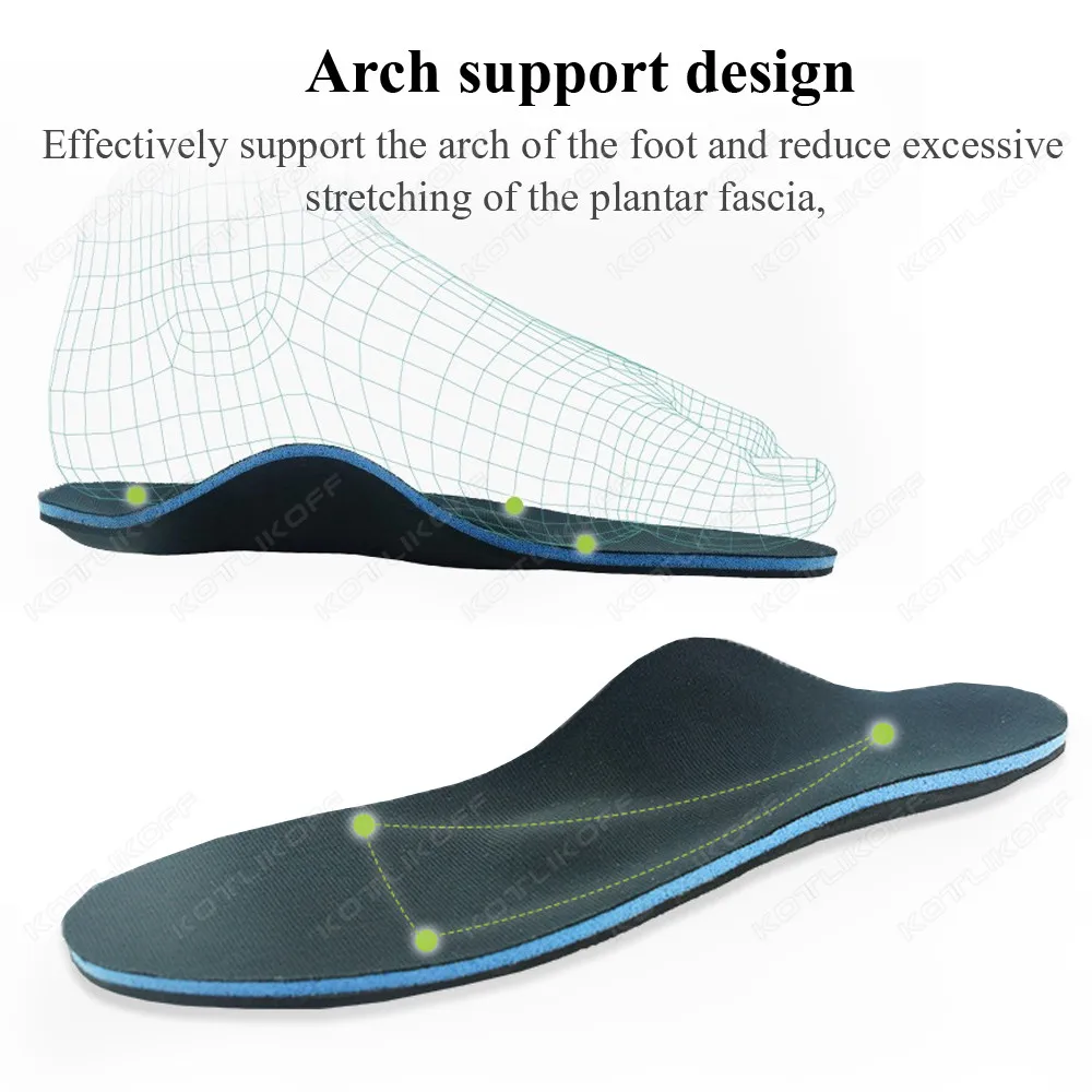 Best Orthotic Arch Support Insoles For Flat Feet Orthopedic Shoe Insole Foot Care Insolent Shoes Pads Plantar Fasciitis Insert