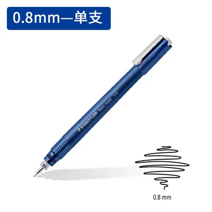 Германия STAEDTLER 700 Рисование комиксов Дизайн Ручная роспись крюк линия может добавить чернила очень тонкая ручка иглы - Цвет: 0.8mm