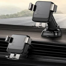 Wireless Fast Charger Car Phone Holder Universal Cell Mobile Phone Magnetic Mount Support Stand for iPhone Xiaomi Air Vent Clip