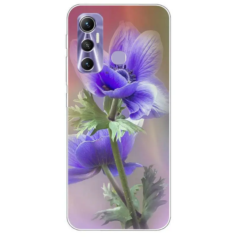 for infinix hot 11 case bumper silicone tpu soft phone cover for infinix hot 11 hot11 x662 cases fundas cartoon pretty floral free global shipping