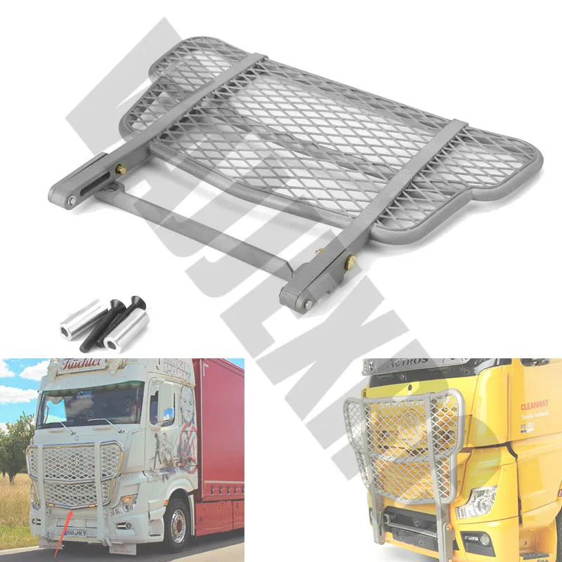 

Stainless Steel Front Bumper for Remote Control Tamiya 1/14 Actros1851 Tractor Truck