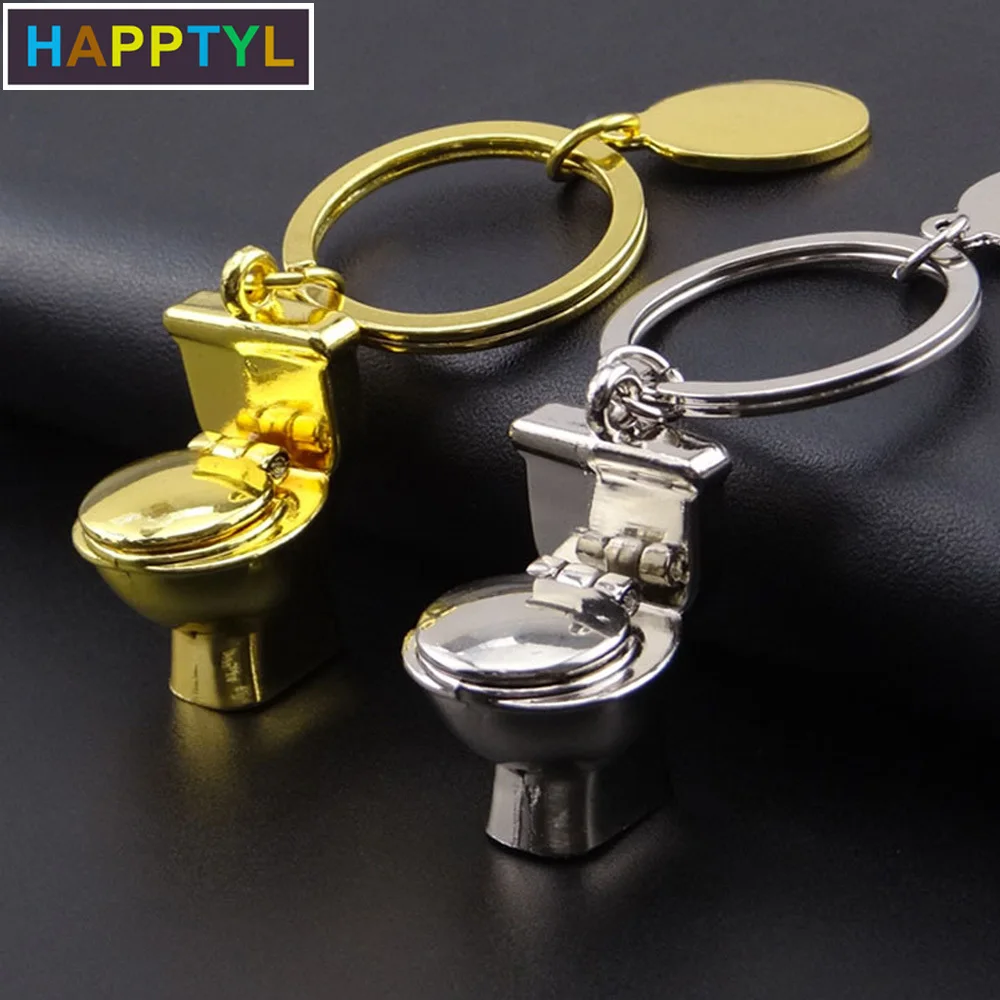 HAPPTYL 1 шт. металлический брелок для ключей Подвеска женщин и мужчин кошелек ручная