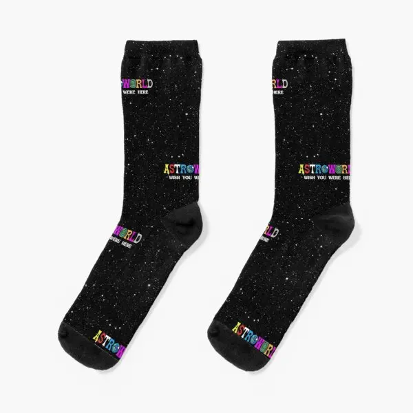 

Astroworld Crew Socks Ladies Winter Breathable Autumn Cartoon Best Pattern Funny Mens Cotton Short Unisex Comfortable Cute