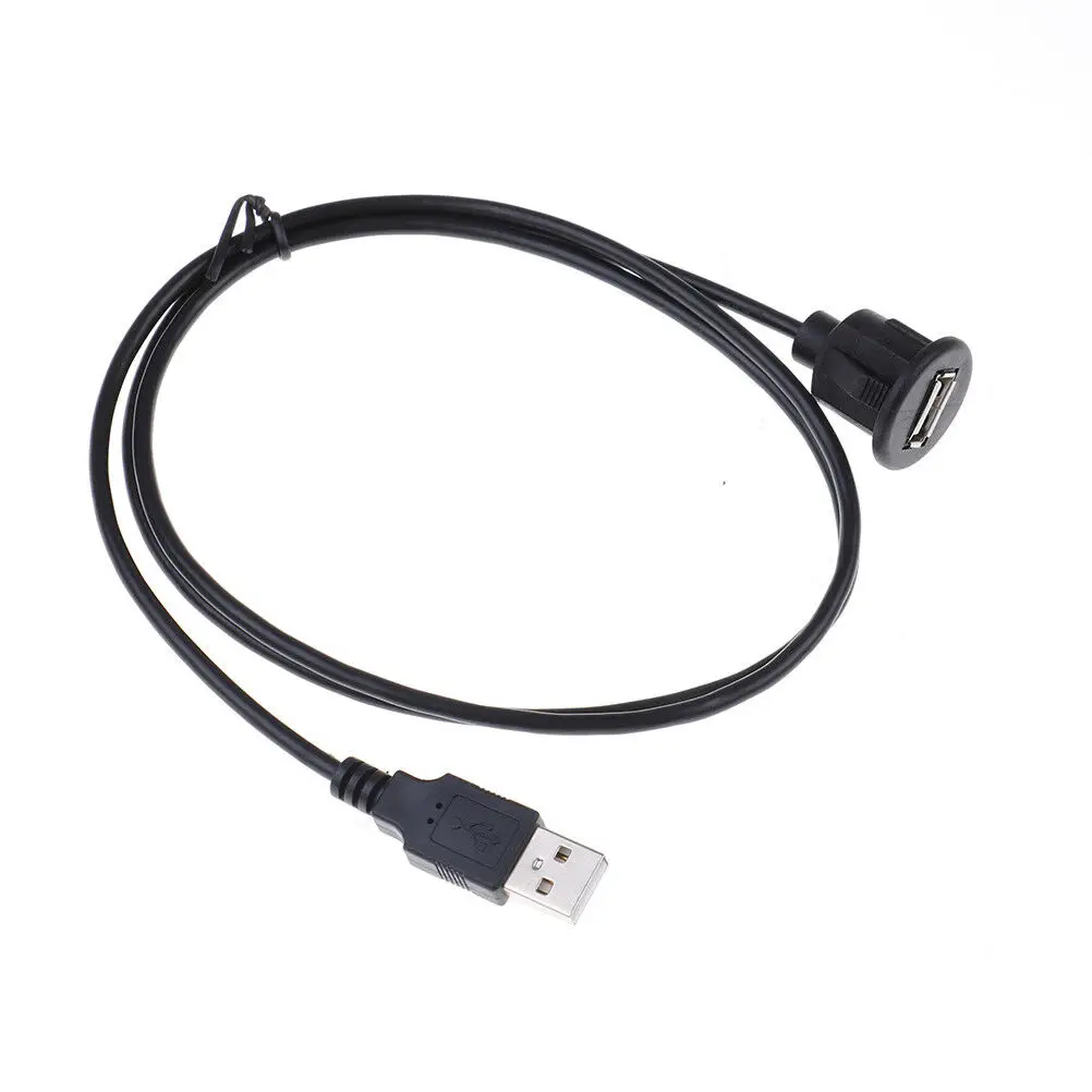 1 шт. м Автомобильная приборная панель крепление USB 2 0 гнездо Папа-мама Панель
