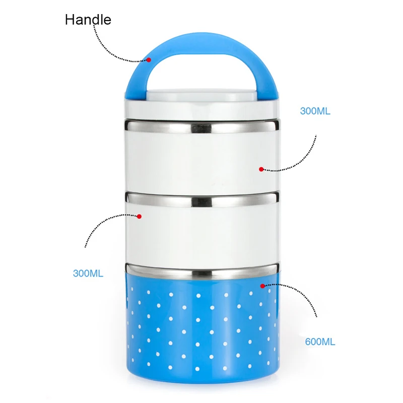 Горячая Распродажа Ланч-бокс для детей из нержавеющей стали с теплоизоляцией