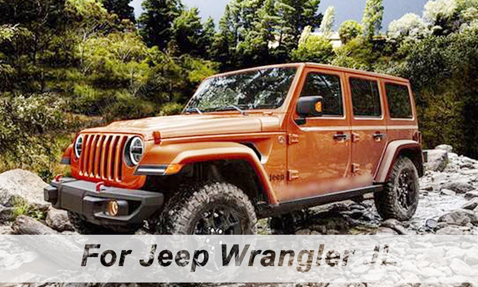 SHINEKA хромированный Стайлинг для Jeep Wrangler JL+ Автомобильный Динамик багажника покрытые кольцом панели декоративные наклейки для Jeep Wrangler JL