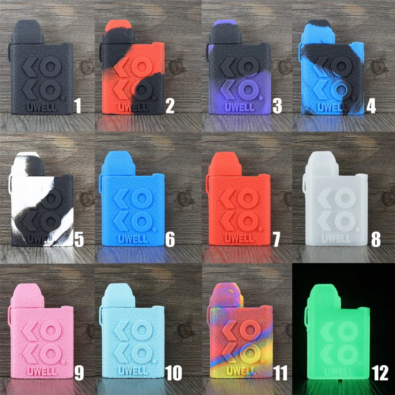 

Rubber Silicone Cover Case Pouch Shell for Uwell Caliburn KOKO