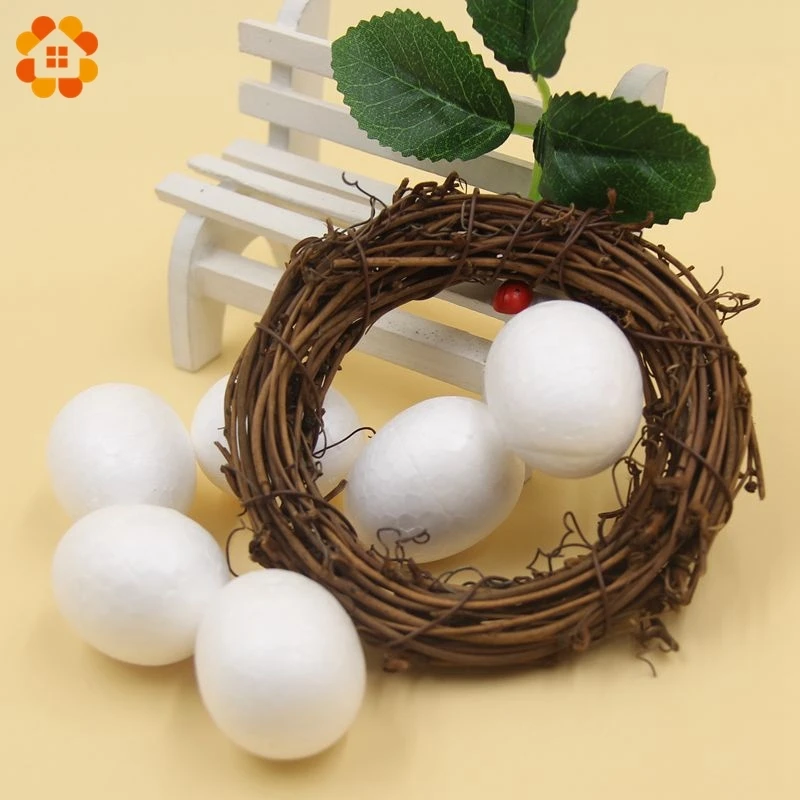 50 шт. счастливых пасхальных яиц пенопластовый шар DIY украшения пасхальное