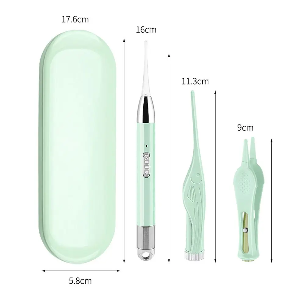 1 Set Baby Ear Cleaner Wax Removal Tool Flashlight Earpick Cleaning Earwax Remover Luminous Curette Light Spoon | Красота и здоровье