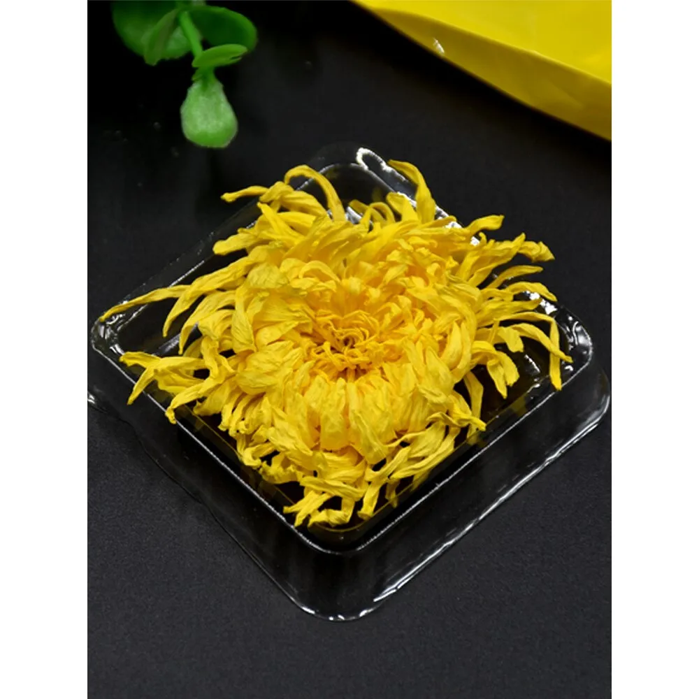 Цветочный чай золотой шелк хризантема фрукты цветущий огнеупорный красота и 30