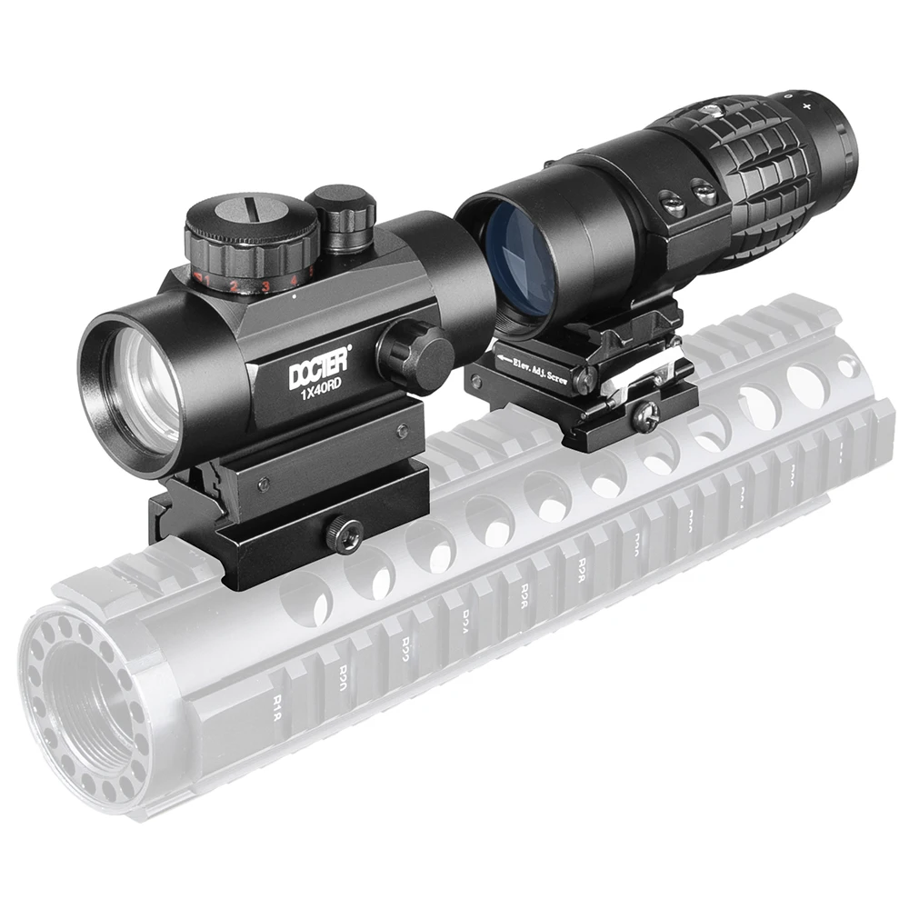 Тактический 3X лупа оптика прицелы прицел Подходит Aimpoint с откидной флип вверх