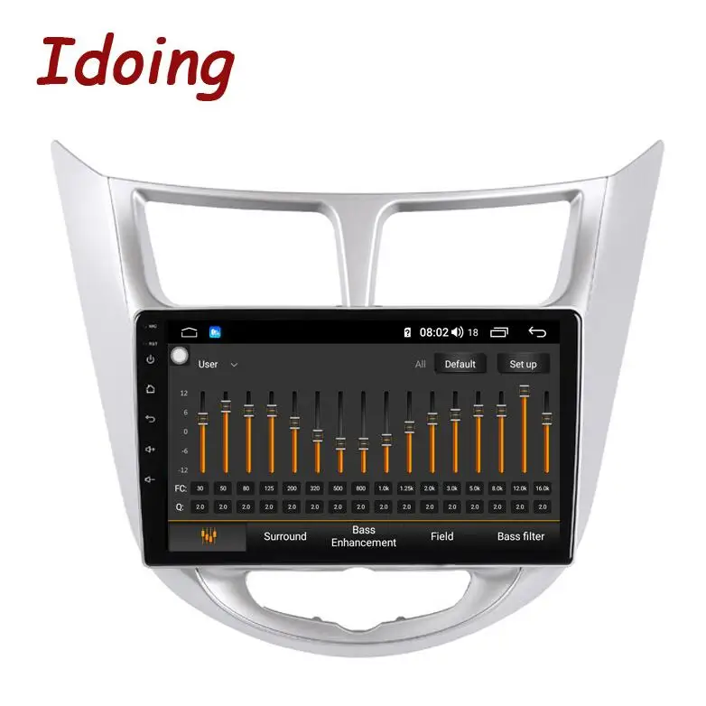 Standard Idoing 10," Автомобильный Радио Мультимедиа Android видео плеер навигация gps для Solaris 1 2 hyundai Accent Verna 2012 Sedan No 2din DVD - Цвет: Standard