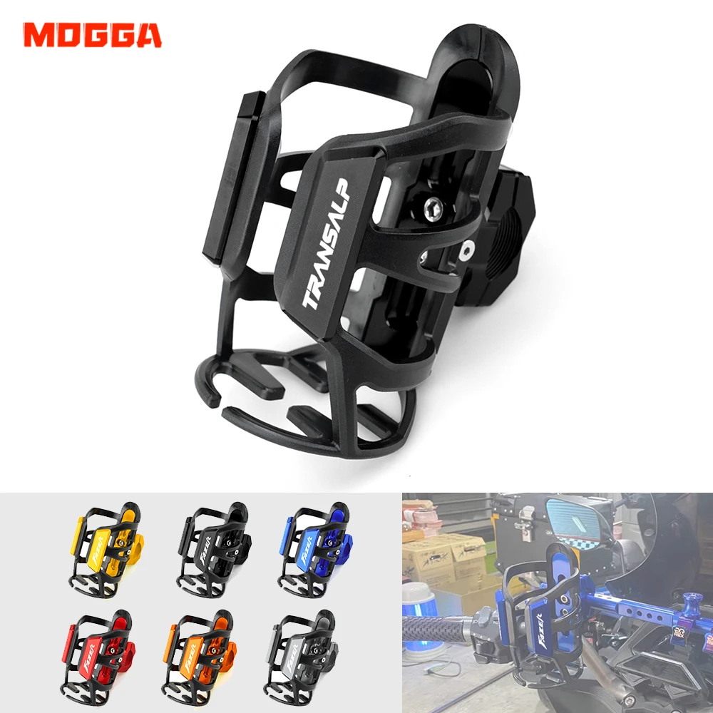 

For HONDA TRANSALP XL 600 650 700 600V 650V V XLV XL600V XL650V XL700V Beverage Water Bottle Drink Cup Holder Sdand Accessories