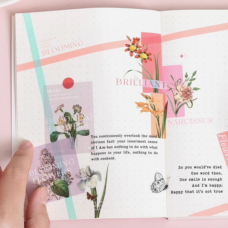 40 шт./упаковка наклейки из ПВХ для дневника | Дом и сад