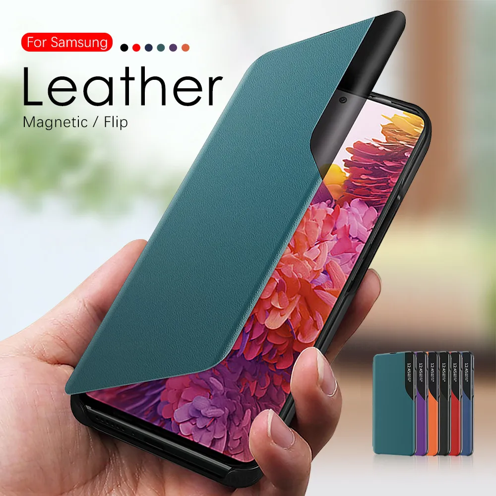

Новый обновленный кожаный чехол-книжка для телефона Samsung S20 S10 FE Lite Plus, ультра-кронштейн, Магнитный чехол-книжка с полной защитой