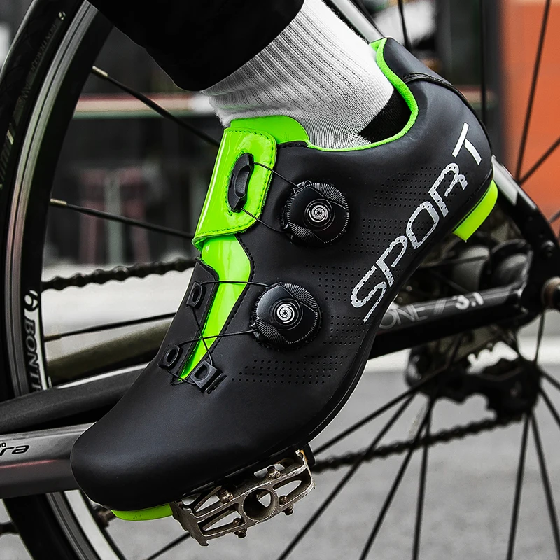 

Professional self-locking men's and women's SPD non-slip mountain road bike shoes Ladies race bike shoes велосипедыдлявзрослых
