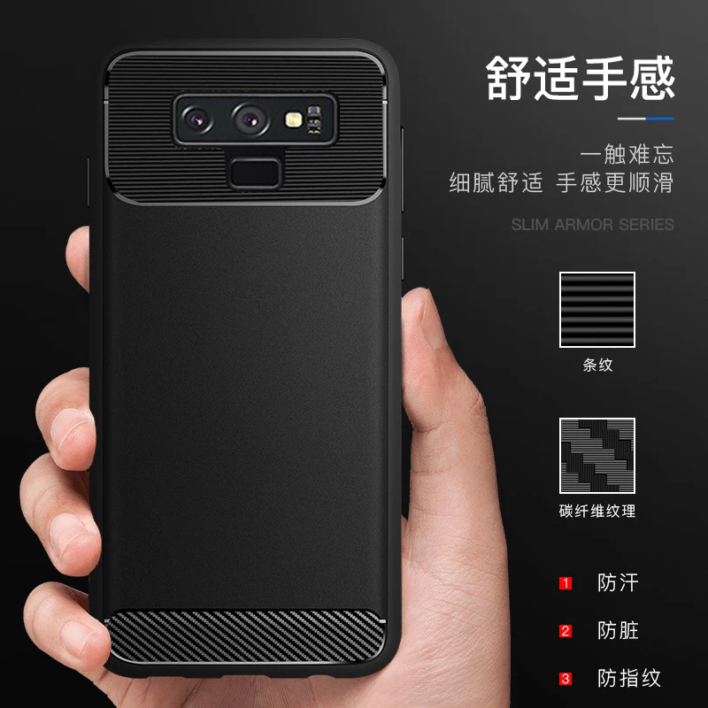 Чехол чехол для Samsung galaxy Note 9 Note9 мягкие Роскошные Силиконовые простые матовые