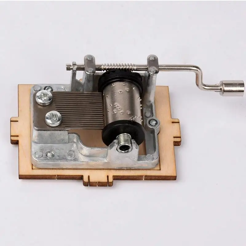 Деревянная 3D Музыкальная Шкатулка В Форме арфа ручной работы модель головоломки