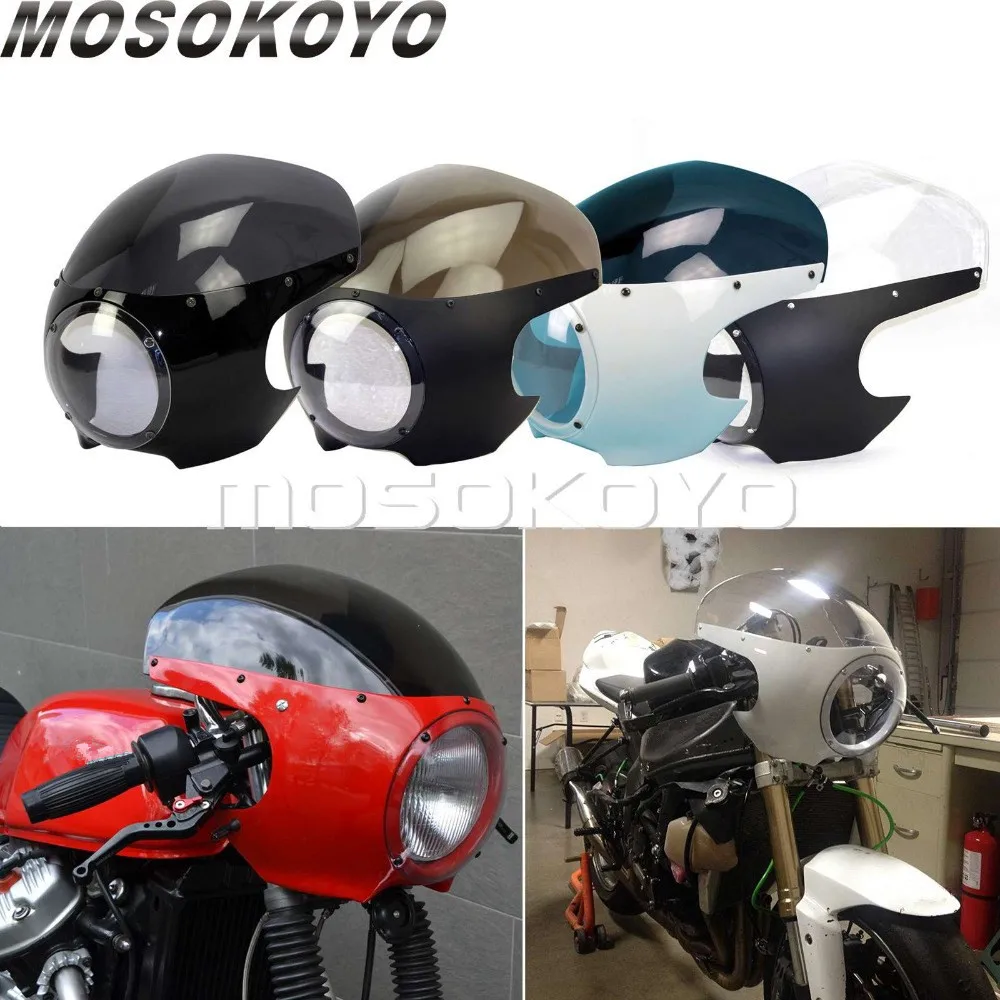 Motorcycle Cafe Racer Headlight Fairing 5-3/4