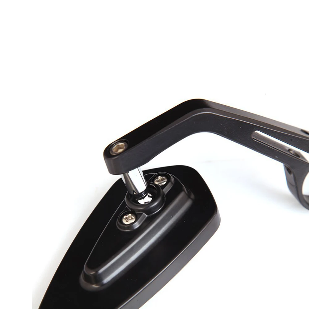 Зеркало заднего вида для мотоцикла 22 мм алюминиевое универсальное боковое