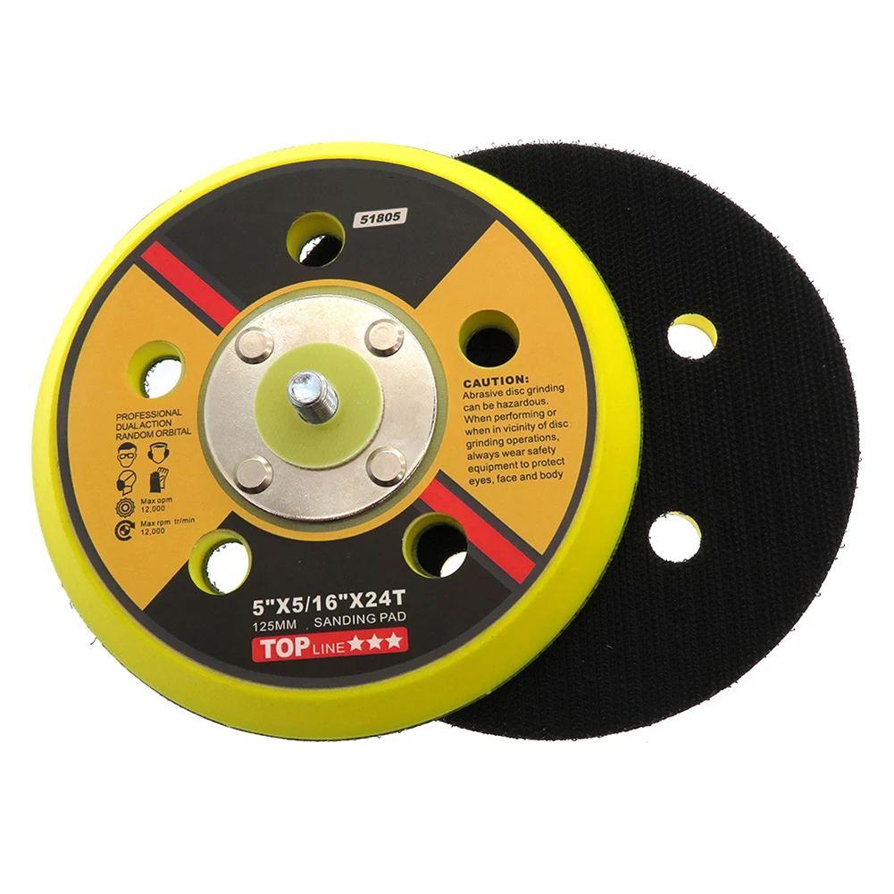 Универсальный 125 мм/5 дюймов 5 отверстий пневматический полировальный диск