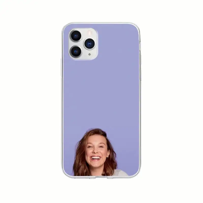 

Women Actor Millie Bobby Brown Transparent Phone Case Clear Cover For Honor 8X 10i 20i 20 Lite
