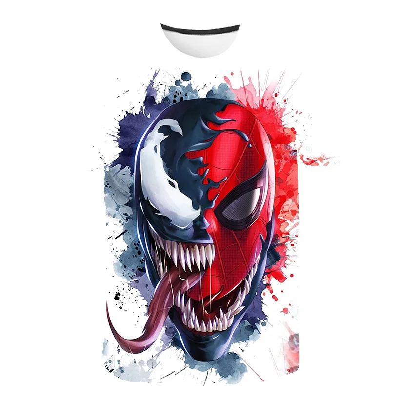 Модная уличная футболка для косплея супергероя мальчиков с героями мультфильма