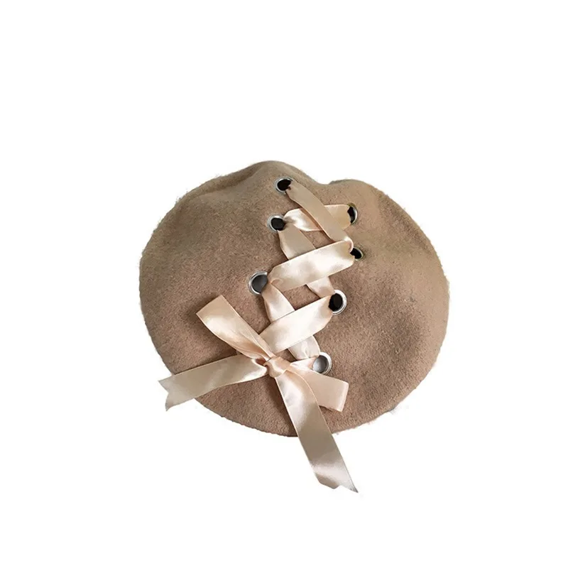 

wool Beret Lady Autumn Winter Warm Hats Female Elegant French FlatPainter Caps Boina para mujer sombreros pour femme Bonnet girl