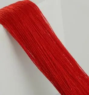 red DHL, 50 шт., Современная вспышка, блестящая кисточка, занавес для двери, 2x1 м, оконная занавеска для разделения пространства, подзор, домашний декор - Цвет: red