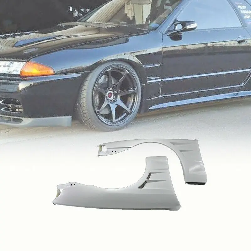 Для Nissan Skyline R32 GTS BN Style углеродное волокно глянцевое покрытие переднее крыло