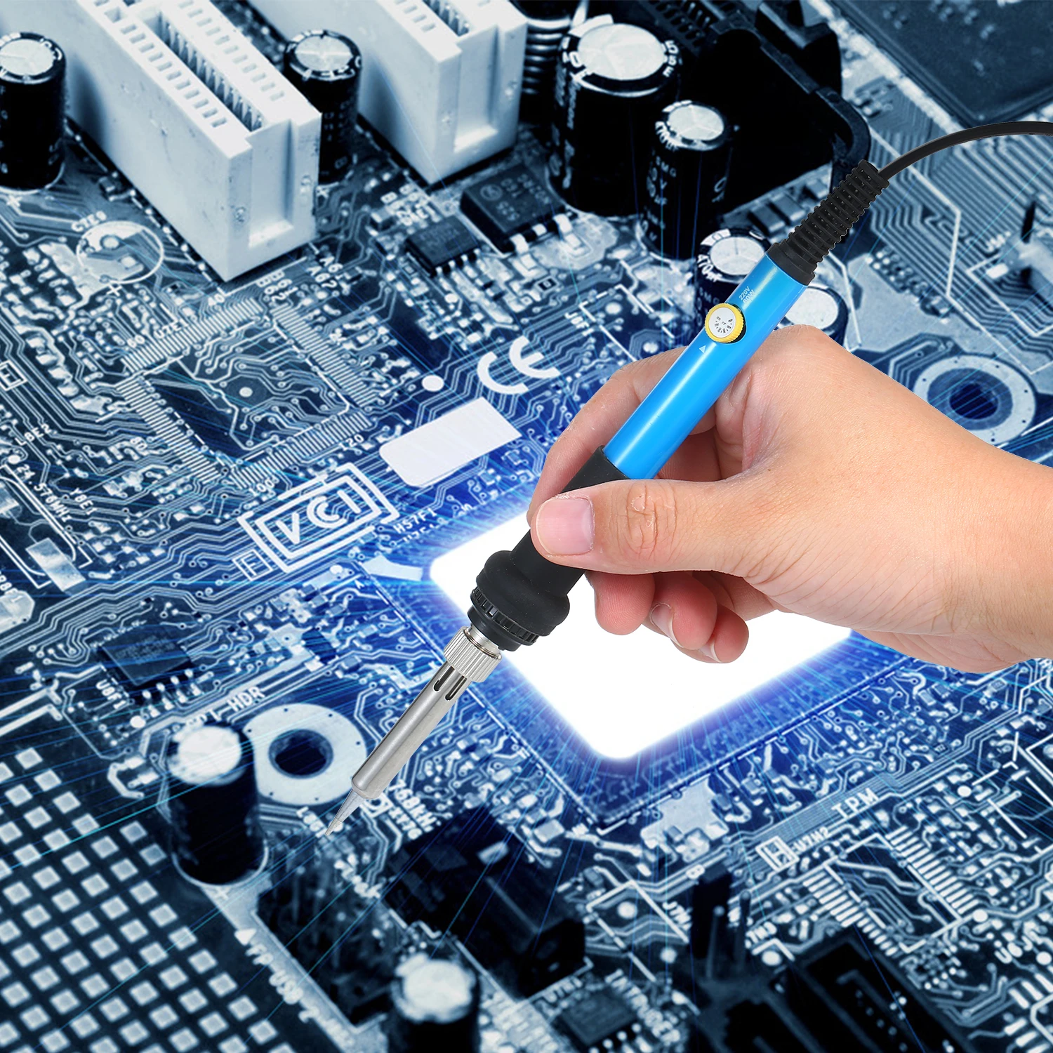 Паяльник Комплект Регулируемый Температура паяльник 220 V 60 Вт Цифровой