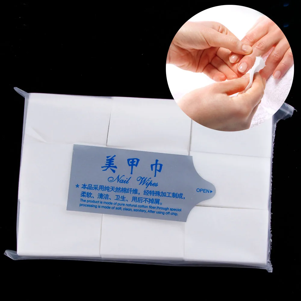 Горячая Распродажа 900 шт./лот салфетки для снятия лака ногтей Банные маникюрные