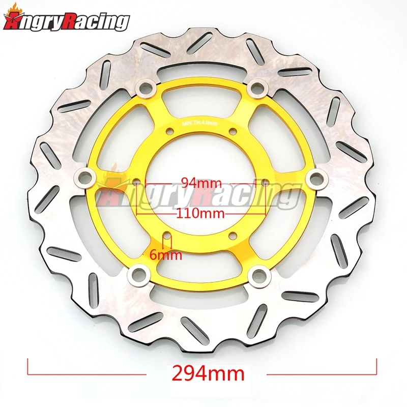 Цветочная фотография для Honda CBR600 F4I F4 2001 2007 CBR600F 2002 CB900F CB919F Hornet 2007|Тормозные диски| |