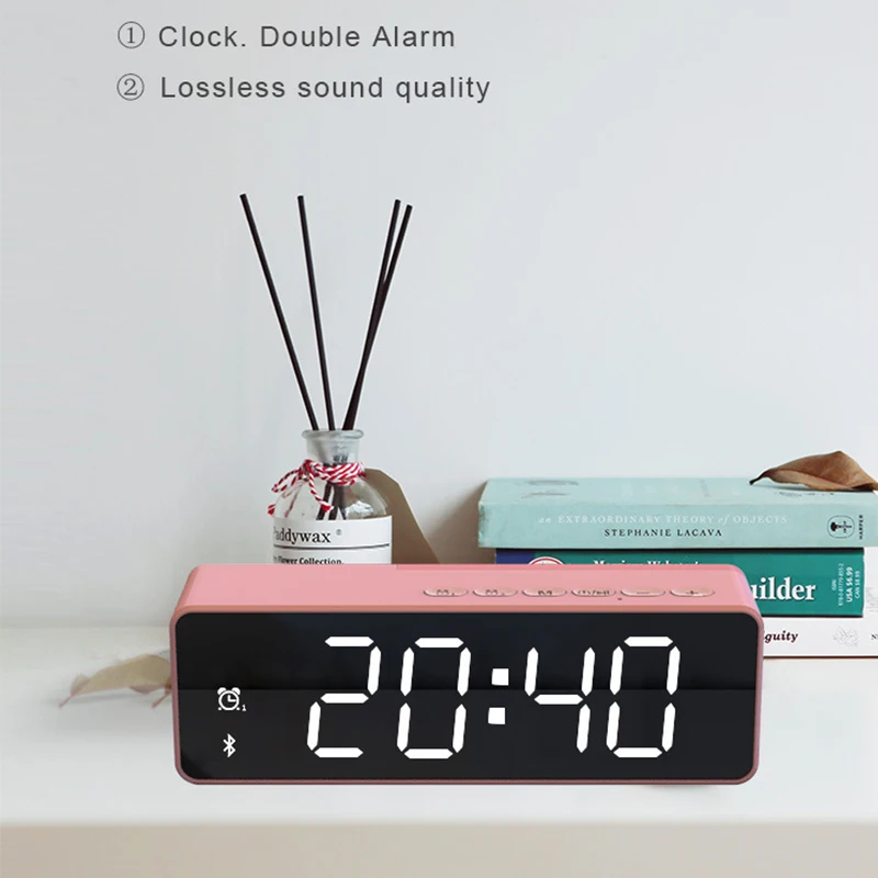 

B119 LED display SoundBox Wireless Bluetooth Speaker Portable Mini Subwoofer o Stereo Loudspeaker Support TF AUX USB