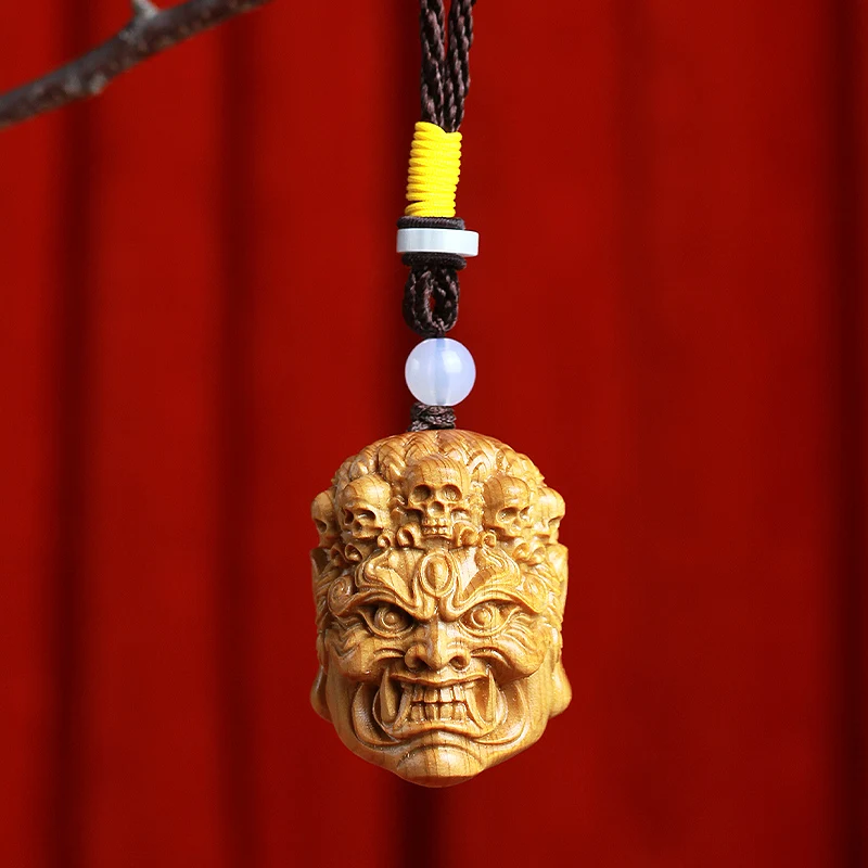 Бесперебойная статуя Будды Mingwang фэн-шуй из массива дерева китайская для