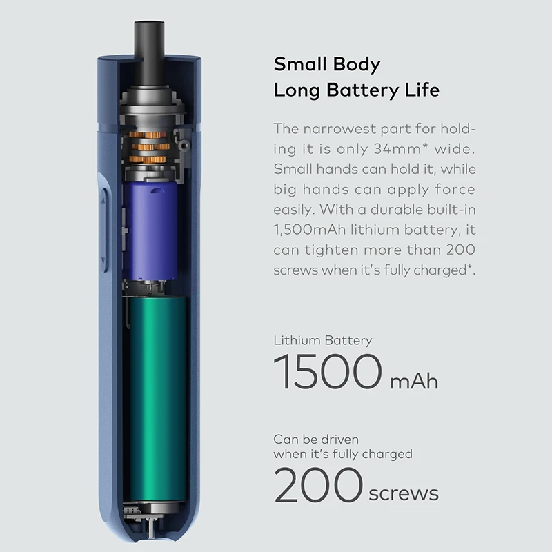 HOTO 3.6V Lithium Electric ScrewdriverV2 in 1 Manual Automatic Portable Repair Home Tools Mini Battery Cordless Screwdriver Set |